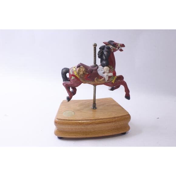 The American Carousel by Tobin Fraley, Music Box, Horse Statue, Third Edition, - Picture 1 of 5